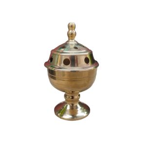 Tempat Ratus Gelas Kuningan Ratus Spa 1 Pcs