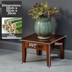 Wooden Portable Flower Pot Stand