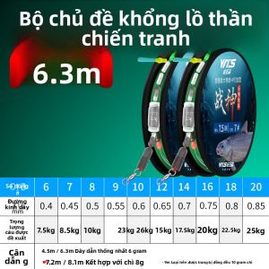 WEITUOSEN | Bộ dây câu cá lớn Witosen War God Dây chính Dây câu cá Bạch đàn Bộ câu cá hoàn chỉnh Dây câu cá chuyên dụng cho cá lớn