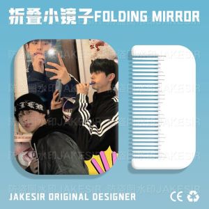 Gương Trang Điểm Gấp Gọn Di Động Gương Trang Điểm Nhỏ Xinh Xắn Cho Học Sinh Gương Trang Điểm Di Động Có Nắp Lật Hình Trái Tim