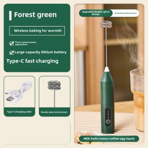 Electric Handheld Milk Frother Foam Maker Coffee Whisk Barista Tea Making Tools Home Use Milk Foam Machine Espresso Accessories