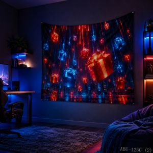 VIKAMA Chòm Sao Neon Tấm Thảm Galaxy Thiết Kế Không Gian Đầy Sao Cho Phòng Ngủ Phòng Khách Ký Túc Xá Trang Trí Nhà Chống Thấm Nước Có Thể Giặt Bằng Máy