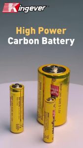 Kingever 100% Original AA AAA D High Power 2PACKS Extra Heavy Duty Battery Golden Series