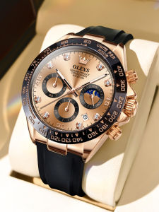 OLEVS | Mens Quartz Watch Multi-Function Water-Resistant Night-Light