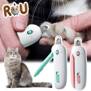 Pet Nail Clippers with Light Cat Manicure Tools Pet Specialized Nail Clippers Dog Beauty and Cleaning Products