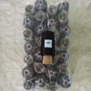 Benang Obras Polyester Hitam & Putih 500 gram Konnes Double ( 1 Ball = 28 pcs )