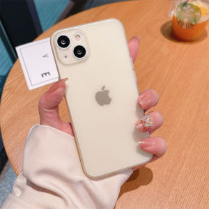 Ultra-Thin Matte Soft Transparent Case For iPhone 15 14 13 12 11 Pro Max X XS Max XR 7 8 Plus SE Mini TPU Slim Cooling Cover