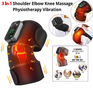 Pastsky Không Dây Nước Nóng Đầu Gối Massager Điện Massage Đầu Gối Miếng Đệm bảo vệ đầu gối Điện Chân Khớp Cho Đau Relief 3-Trong-1 Massage Đầu Gối Khuỷu Tay Vai Rung 3-Cấp trị liệu bằng nhiệt thắt lưng có thể điều chỉnh