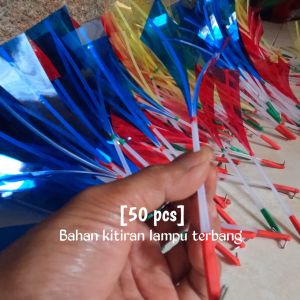 [50 pcs] BAHAN MAINAN KITIRAN LAMPU TERBANG