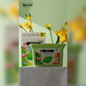 [1722 Positive Review ]KAWOOD Housework Ultra-Concentrated Laundry Pods Long-Lasting Antibacterial Laundry Pods Mite Removal Softening Color Protection Long-Lasting Fragrance