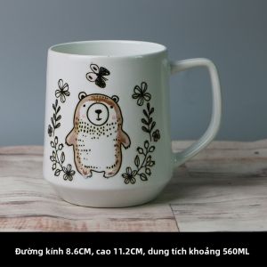 Cốc Cà Phê Bằng Gốm Sứ Dung Tích Lớn Cốc Sữa Cốc Cà Phê Cổ Điển Cốc Đựng Nước Đồ Dùng Ăn Uống Cốc Đựng Nước Cốc Đựng Nước