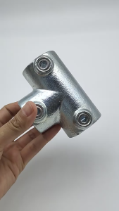 DIYMETAL ข้อต่อท่อ สามทาง เหล็กเคลือบดำ สำหรับท่อ 6หุน/3/4นิ้ว สำหรับงานบ้านและอุตสาหกรรม