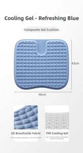 ZHIMENGREN | Breathable Cooling Gel Seat Cushion