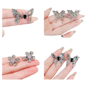 New Chinese Style Elegant Fancy Chinese Ancient Style Ink Butterfly Collection Belt Buckle Womens Waist Circumference Small Tightening Handy Gadget Fixed Button