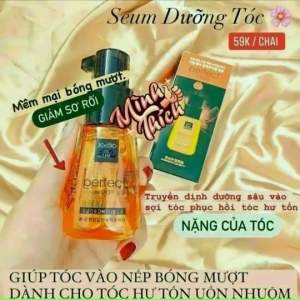 tinh dầu dưỡng tóc jckoo.siêu mượt phục hồi tóc hư tổn