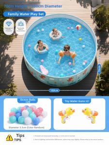 CHEORLIAN | Extra Deep Collapsible Swimming Pool