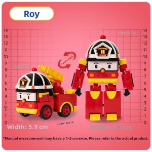 Robocar Poli | Transformable Fire Truck Toy 4 Inches