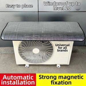 Magnetic No-Install Sun Shade & Rainproof Anti-Drip Dust-Resistant Corrosion-Resistant Air Conditioner Cover
