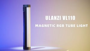 ULANZI VL110 RGB Magnetic Tube Video Light 2600mAh Rechargeable Studio Lamp Lighting Kit