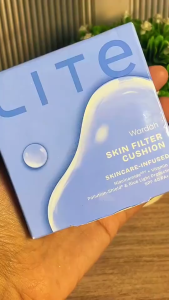 Wardah Lite Skin Filter Cushion 11gr - Flawless Coverage Powder Foundation - Virgo Shoop