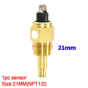 RYSJM | Universal Water Temperature Sensor 12V/24V NPT 1/4 3/8 1/2 12/14/16/17/21MM 97 ± 2 ℃ Alarm For Car Truck Boat Generator