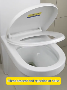 KEVE Thickend Toilet Cover Seat Standard Size Toilet Bowl Seat Cover Universal Toilet Lid Accessories Replacement