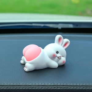Car Interior Decorations Q-Tender Piggy Butt Stress Relief Toy New 2025 Model Soft Plush Automobile Decoration Accessories