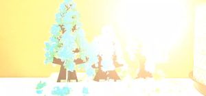 3 in 1Christmas Tree Magic Growing Paper Tree Colorful DIY Crystal Growing Kit/Ornaments Decoration Toy Novelty Xmas Gift Boys Girls Science Kits & Toys Learning Guide (A)