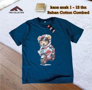 kaos anak 1-12thn Tedy bear SERIES 2