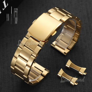 Luxury 316L Solid Stainless Steel WatchBand for Seiko 18mm20mm22mm Silver Black Gold Universal Business Metal Men Women Bracelet
