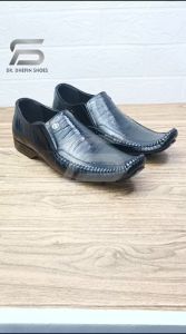 Dhefin79 sepatu pentopel kulit premium pria formal DF 4001sr Black