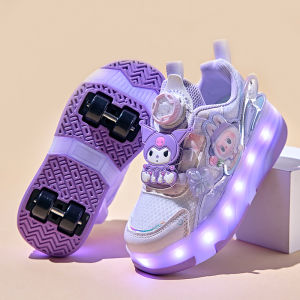 Glowing Princess Roller Skates for Kids