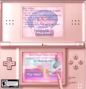 Thẻ game Nintendo DS Little Pet Shop Friend (2nd không hộp)