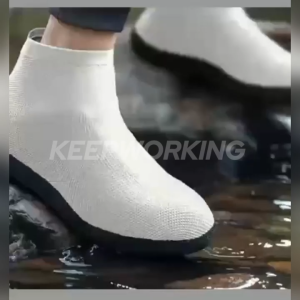 KW Rain Shoe Covers Reusable Silicone Non Slip Shoe Covers for Outdoor
