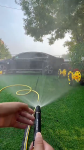 PVC hose portable high-pressure water gun car washing garden spray 5M 10M 15M 20M 25M 30M 35M 40M