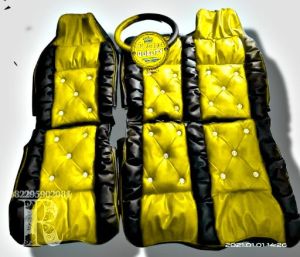 Bungkus jok mobil canter model sofa kancing kristal bonus sarung stir bahan premium