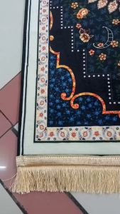 COD SEJADAH CUTTING KUBAH BESAR KUNCIR BULU UKURAN 70x110cm ANTI SLIP TEBAL TURKI TURKEY TURKIYE