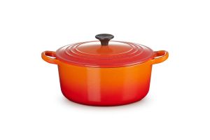 Le Creuset Cast Iron Round French Oven 30cm Classic (Flame)