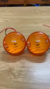 CẶP XI NHAN TRƯỚC XE CUB CHÓA CAM