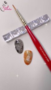 Phrae 100cm ที่วางพู่ ราคาต่อชิ้น แท่นวางพู่ จานผสมสี ที่ผสมสีทาเล็บ พู่กันเพ้นท์เล็บ สีเพ้นท์เล็บ