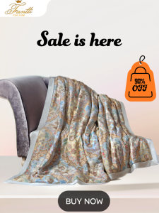 Summer Coolness Silkiness Air Conditioned Four Piece Set Handmade Positioning Lightweight Washable Fiber Filled Duvet Cover