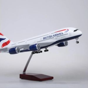 Scale Aircraft 47CM British Airways A380 1:160 Model Plane Adults Fun Diecast Airplane Models Collectible Miniatures Gift