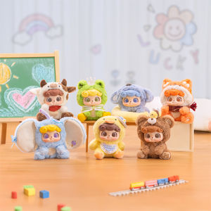 Q.kid JOTOYS Animal Pre school Q Baby Animal Kindergarten Series Trendy Cute Doll Official Blind Box Vinyl Face Plush Random Model Doll Figure Trendy Play Birthday Gift Decoration Toy