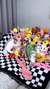 Hadiah Doll Storage Bucket Gaya Ritsleting & Tabung Storage Boneka Transparan