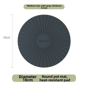 Heat Insulation Anti-scald Mat Silicone Tableware Pad