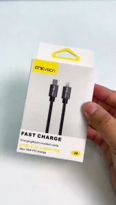 FNKvision สายเคเบิลชาร์จเร็ว 27w PD USB c เป็น L Type c สําหรับ L 7- IP14 Pro max 30w