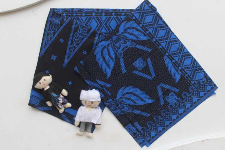 Bahan kain Batik Baduy khas Banten motif tapak kebo,.