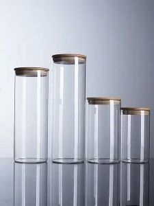 พร้อมส่ง🚚 ขวดโหลแก้วสูญญากาศ โหลแก้วมีฝาปิด กระปุกผักดอง กระปุกใส่เครื่องปรุง กระปุกชา เหมาะสำหรับร้านชานม ร้านกาแฟ