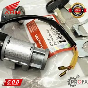 KUNCI KONTAK SET MOTOR KARISMA HONDA KPH KUALITAS ORIGINAL ASLI AHM GEMBOK MOTOR KONCI