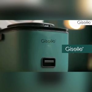 🔰 Giselle Mini Rice Cooker with Non-stick Pot and Steamer (1.2L/200W) KEA0371